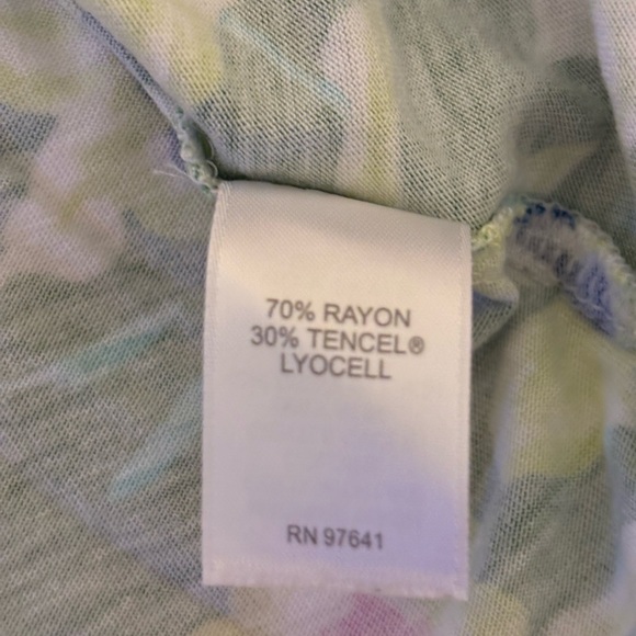 J. Jill Green Floral Blouse - Picture 3 of 8